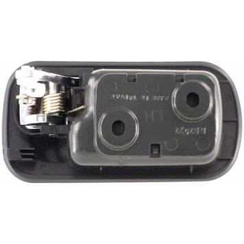 Help! By Dorman Interior Door Handle - Plastic Black Housing With Silver Lever Single - 82196-1