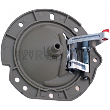 Help! By Dorman Interior Door Handle - Paddle Plastic Black Housing With Silver Lever Single - 84000-1