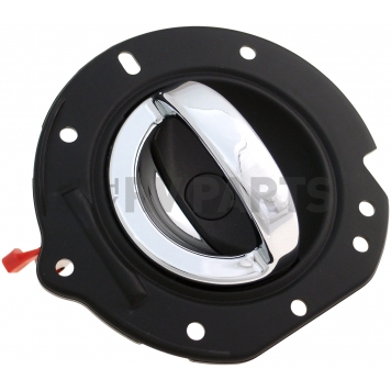 Help! By Dorman Interior Door Handle - Paddle Plastic Black Housing With Silver Lever Single - 84000-2