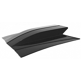 Harwood Fiberglass Hood - Cowl Induction Gloss Fiberglass Black - 29106