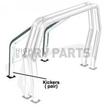 Go Rhino Roll Bar Component 3 Inch Chrome Plated Steel - 9530C