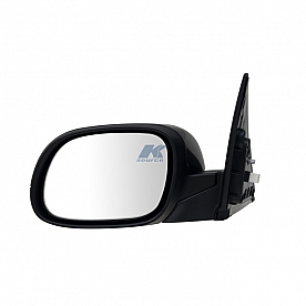 K-Source Exterior Mirror Electric Rectangular Black Single - 75032K