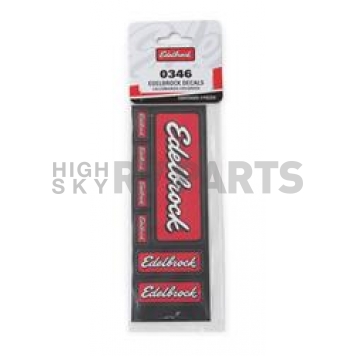 Edelbrock Decal - 0346