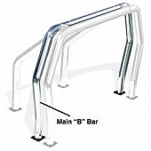 Go Rhino Roll Bar Component 3 Inch Chrome Plated Steel - 96002C