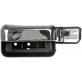 Help! By Dorman Interior Door Handle - Paddle Plastic Black Housing With Silver Lever Single - 81365