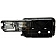 Help! By Dorman Interior Door Handle - Paddle Plastic Black Housing With Silver Lever Single - 81365