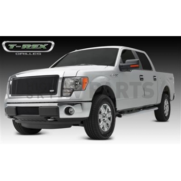 T-Rex Truck Products Grille Insert - Mesh Rectangular Black Powder Coated Steel - 51572