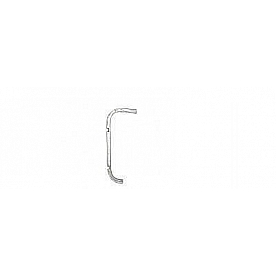 Goodmark Industries Trunk Gutter - Left Polished Silver Single - CF71467L