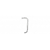 Goodmark Industries Trunk Gutter - Right Polished Silver Single - CF71467R