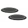 All Sales Emblem - Ford Oval Step Style Black Aluminum - 57705