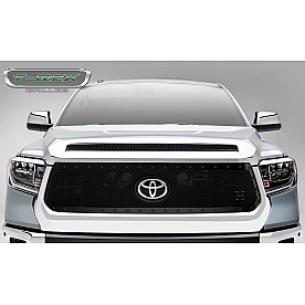 T-Rex Truck Products Grille Insert - Mesh Oval Black Powder Coated Mild Steel - 6719661BR