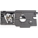 Help! By Dorman Interior Door Handle - Lever Plastic Silver Single - 92193