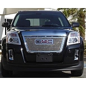 T-Rex Truck Products Grille Insert - Mesh Trapezoid Polished Stainless Steel - 54153