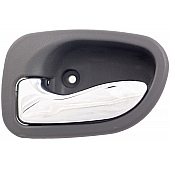 Help! By Dorman Interior Door Handle - Lever Plastic Gray Housing With Silver Lever Single - 92205