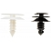 Dorman (OE Solutions) Panel Retainer OEM Black/ White Set of Single - 45480
