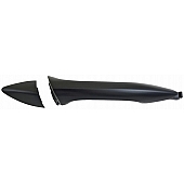 Help! By Dorman Exterior Door Handle - Plastic Black Single - 92222