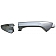 Help! By Dorman Exterior Door Handle - Plastic Silver Single - 92298