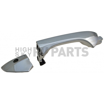 Help! By Dorman Exterior Door Handle - Plastic Silver Single - 92298-2