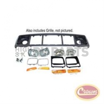 Crown Automotive Header Panel Plastic/ Metal/ Glass - 55055233AK