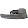 Help! By Dorman Interior Door Handle - Lever Plastic Silver Single - 82289