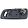 Help! By Dorman Interior Door Handle - Plastic Blue Housing With Silver Lever Single - 92395
