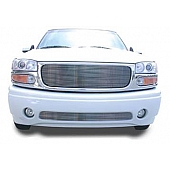 T-Rex Truck Products Grille Insert - Horizontal Bar Rectangular Polished Aluminum - 20175
