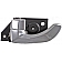 Help! By Dorman Interior Door Handle - Lever Plastic Silver Single - 82293