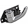 Help! By Dorman Interior Door Handle - Lever Plastic Silver Single - 82293