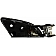 Help! By Dorman Interior Door Handle - Lever Plastic Gray Housing With Silver Lever Single - 81478