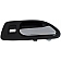 Help! By Dorman Interior Door Handle - Plastic Dark Gray Housing With Silver Lever Single - 92413