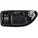 Help! By Dorman Interior Door Handle - Plastic Dark Gray Housing With Silver Lever Single - 92413