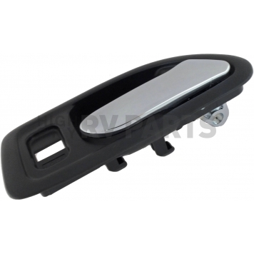 Help! By Dorman Interior Door Handle - Plastic Dark Gray Housing With Silver Lever Single - 92413-2