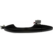 Help! By Dorman Exterior Door Handle - Plastic Black Single - 81482