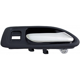 Help! By Dorman Interior Door Handle - Plastic Black Housing With Silver Lever Single - 92414
