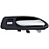 Help! By Dorman Interior Door Handle - Plastic Black Housing With Silver Lever Single - 92414