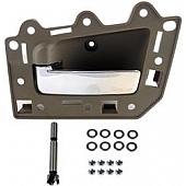 Help! By Dorman Interior Door Handle - Plastic Brown Housing With Silver Lever Single - 82297