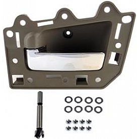 Help! By Dorman Interior Door Handle - Plastic Brown Housing With Silver Lever Single - 82297