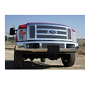 T-Rex Truck Products Grille Insert - Horizontal Bar Rectangular Polished Aluminum - 21563