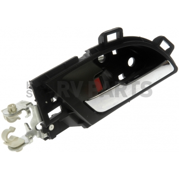 Help! By Dorman Interior Door Handle - Plastic Charcoal Housing With Silver Lever Single - 81484-2
