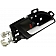 Help! By Dorman Interior Door Handle - Plastic Charcoal Housing With Silver Lever Single - 81484