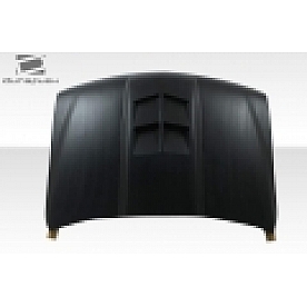 Extreme Dimensions Hood - Primered Fiberglass Black - 108494