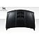 Extreme Dimensions Hood - Primered Fiberglass Black - 108494