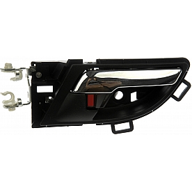 Help! By Dorman Interior Door Handle - Plastic Charcoal Housing With Silver Lever Single - 81485