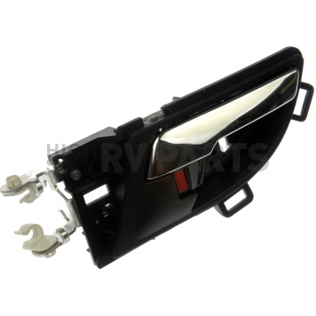 Help! By Dorman Interior Door Handle - Plastic Charcoal Housing With Silver Lever Single - 81485-2