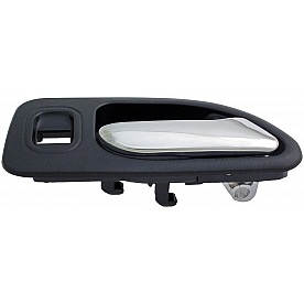 Help! By Dorman Interior Door Handle - Plastic Black Housing With Silver Lever Single - 92417