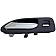 Help! By Dorman Interior Door Handle - Plastic Black Housing With Silver Lever Single - 92418