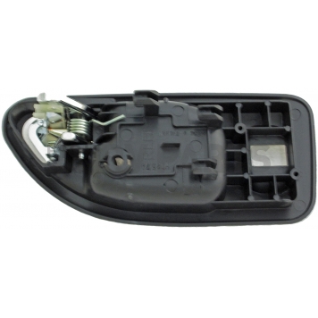 Help! By Dorman Interior Door Handle - Plastic Black Housing With Silver Lever Single - 92418-1