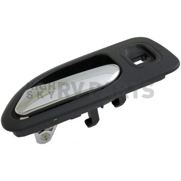 Help! By Dorman Interior Door Handle - Plastic Black Housing With Silver Lever Single - 92418-2