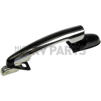 Help! By Dorman Exterior Door Handle - Plastic Silver/ Black Single - 80769-2