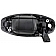 Help! By Dorman Exterior Door Handle - Plastic Black Single - 82257